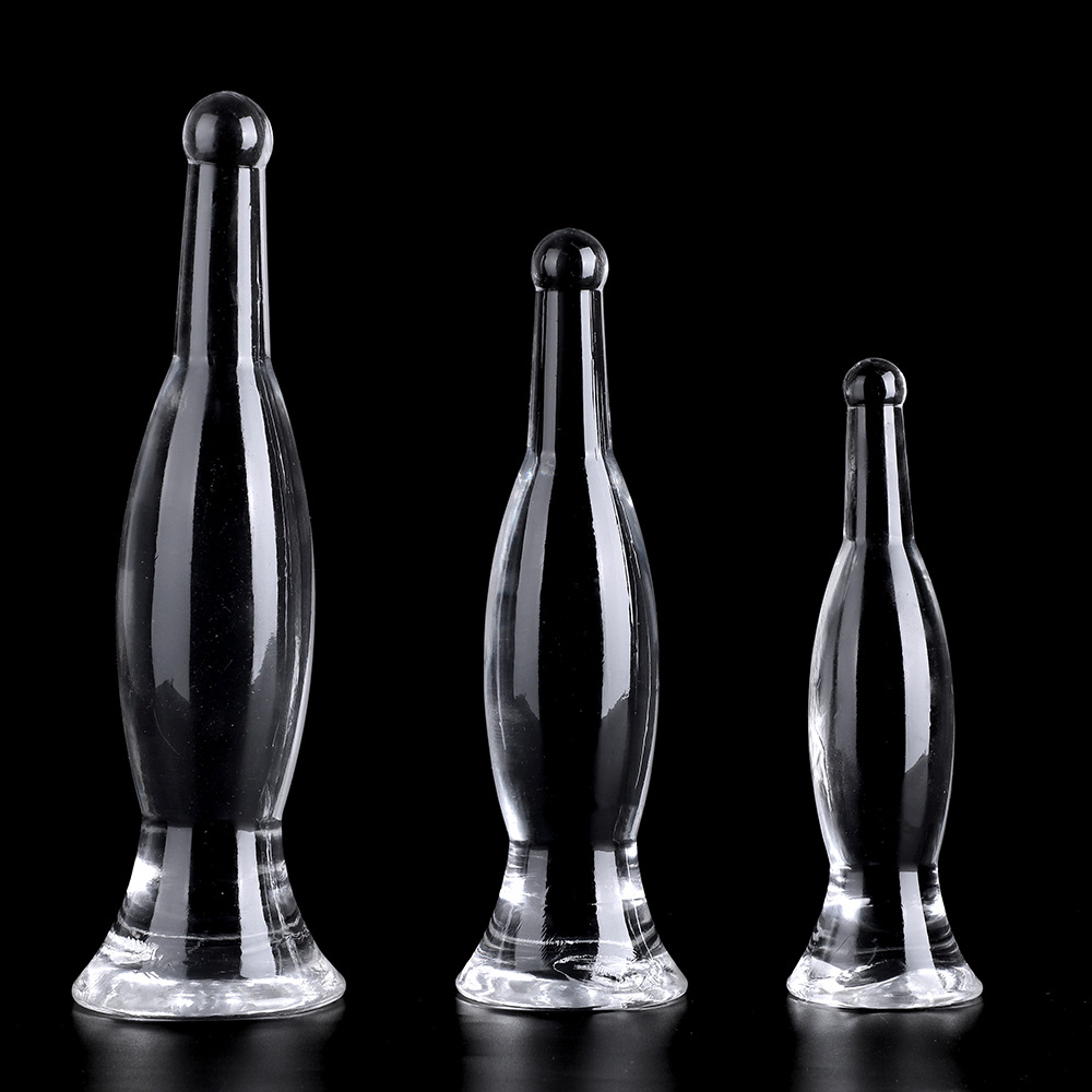 Art Craft Vase - Novel Transparent Adult Beer Bottle Shape