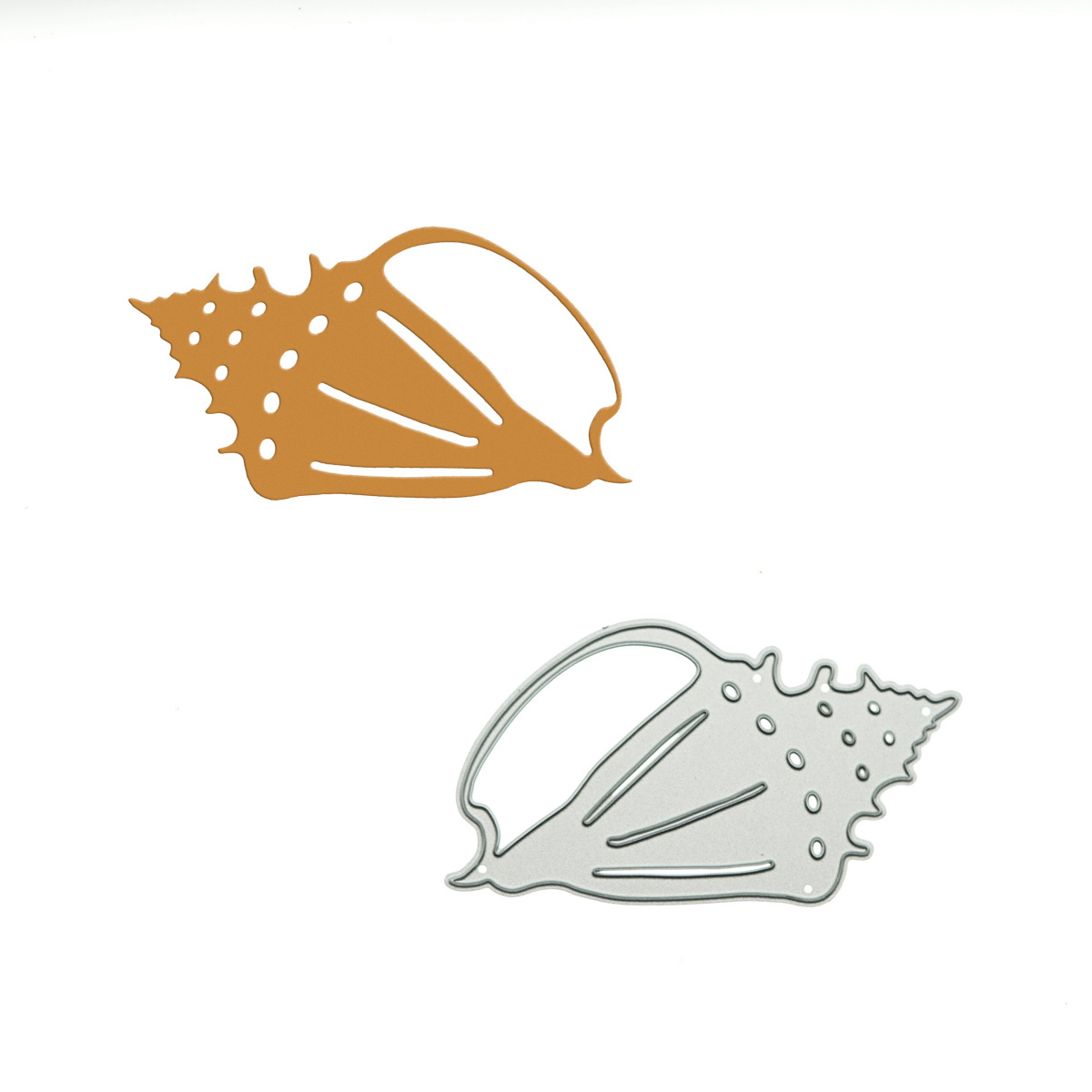 Stencil Cutting Plotter - Ocean Sea Shell Conch Pattern Metal