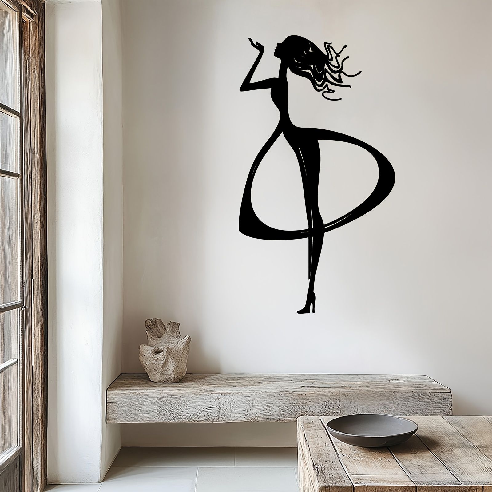 Art Craft Room - CIFBUY Metal Wall Art Dancing Woman