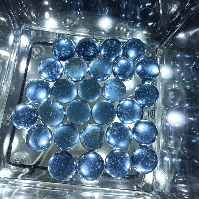 Art Craft Vase - Glass Marble 14/16/17mm Colored Glass Beads