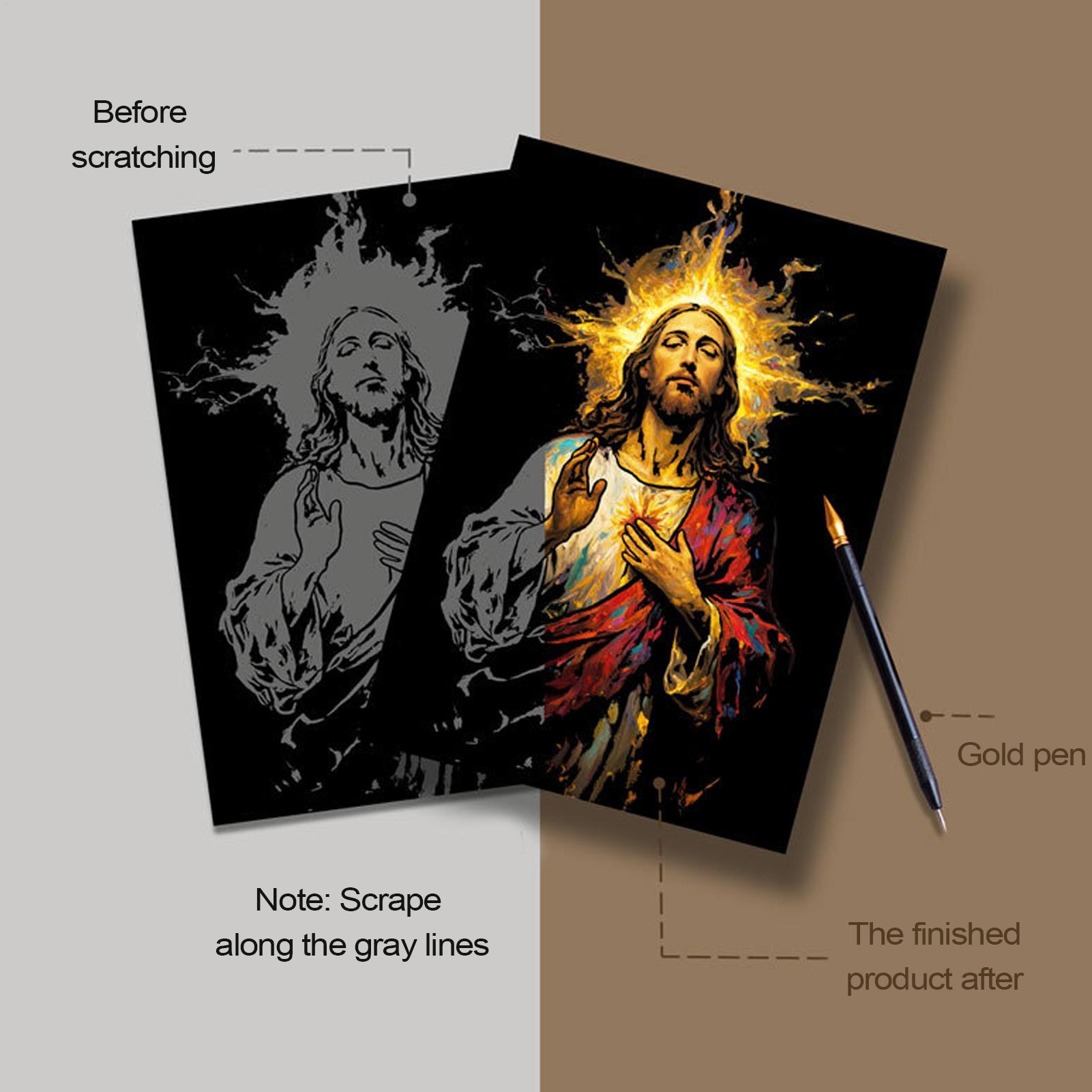 Scratch Book Jesus Scratch Pai - огляд і ціна Art Craft Books