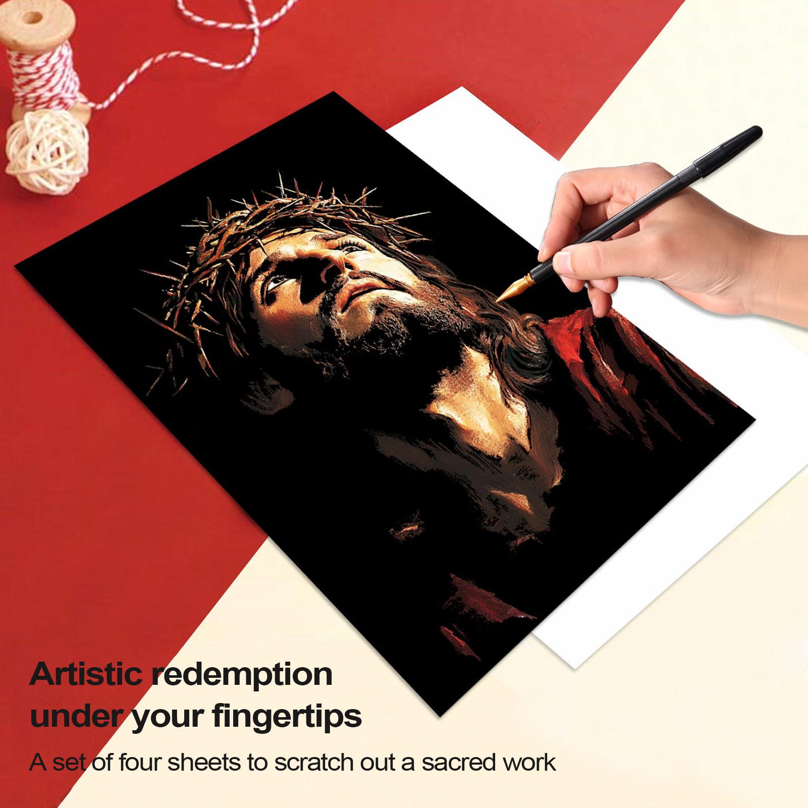 Scratch Book Jesus Scratch Pai - огляд і ціна Art Craft Books