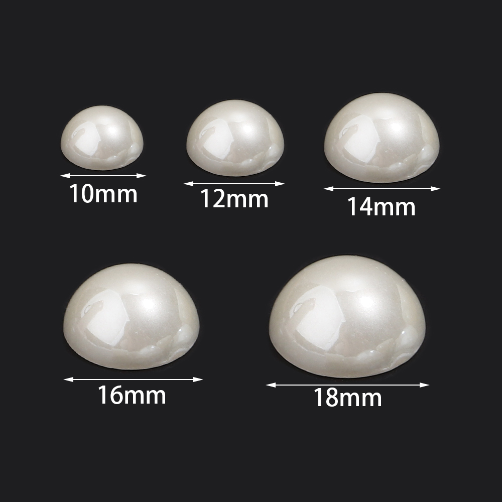 20-50pcs 10/12/14/16/18mm Beig - огляд і ціна The Art And Craft Of Jewelry