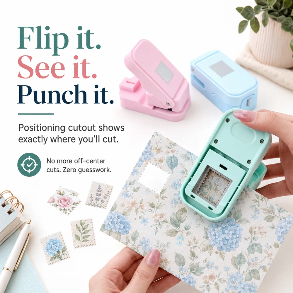 Postage Stamp Edge Paper Punch - огляд і ціна Art Craft Material