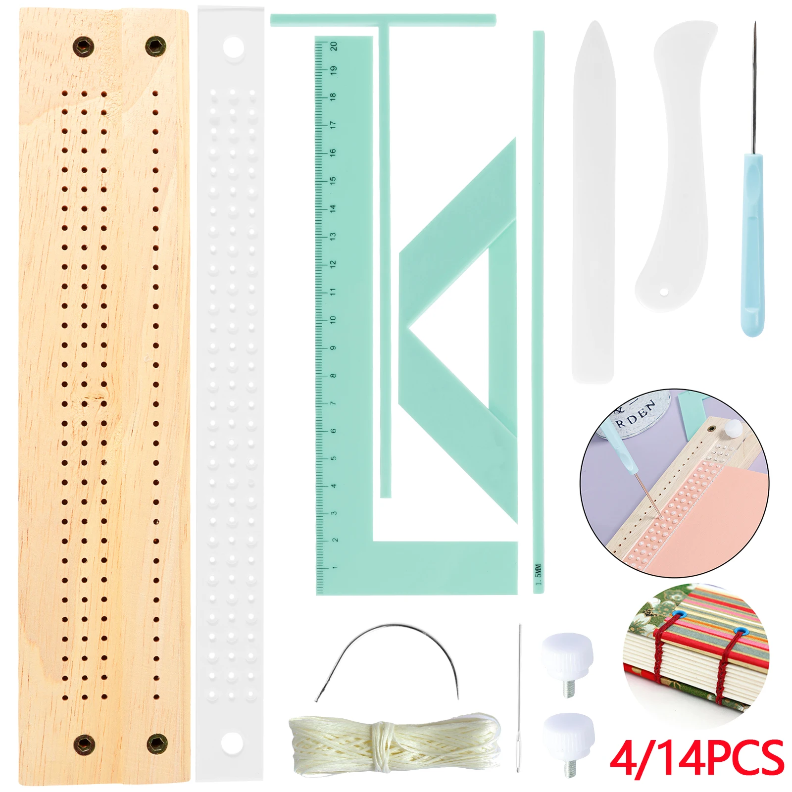 14/4Pcs Scrapbooking Tool Book - огляд і ціна Art Craft Books