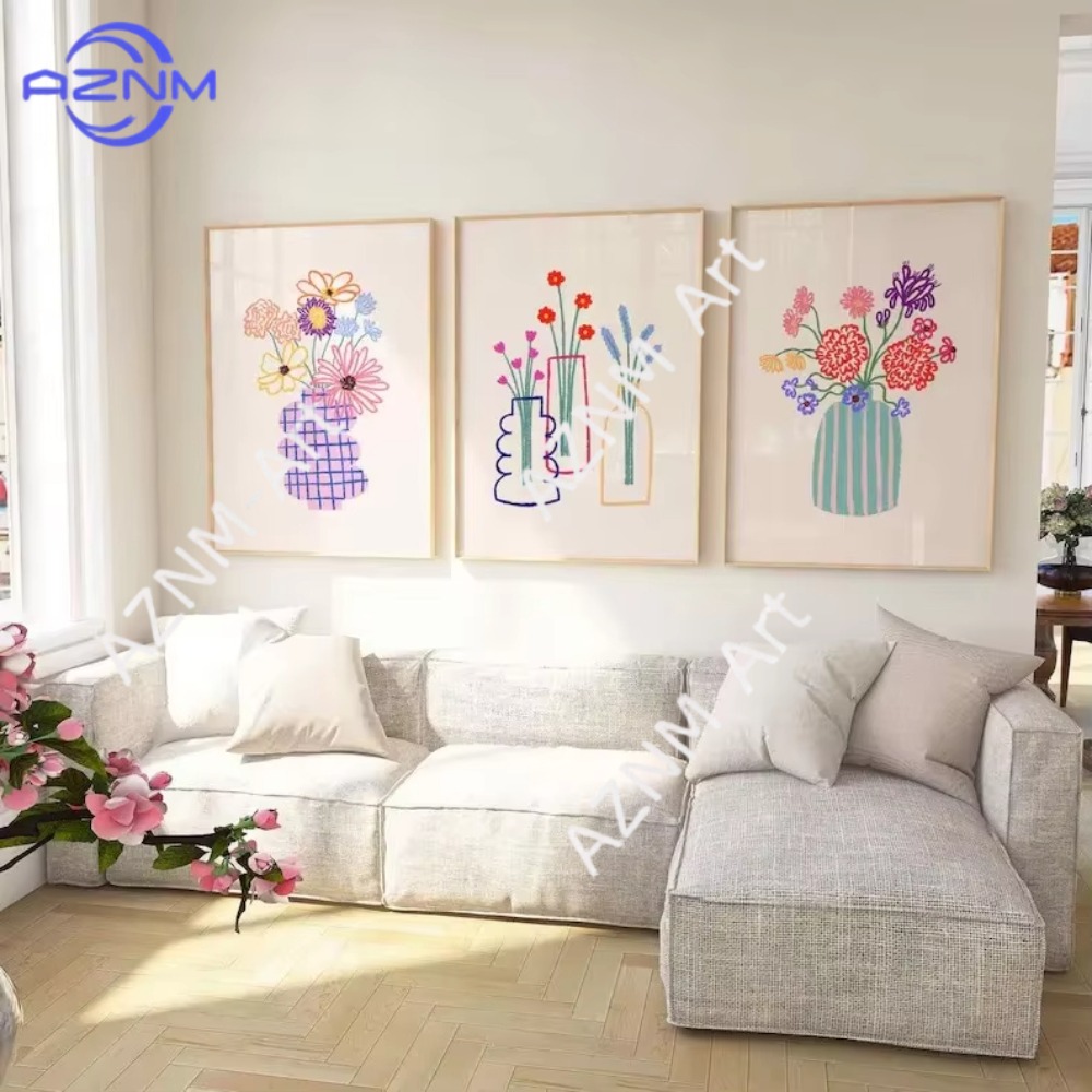 1/3pcs Abstract Flower Vase Pa - огляд і ціна Art Craft Vase