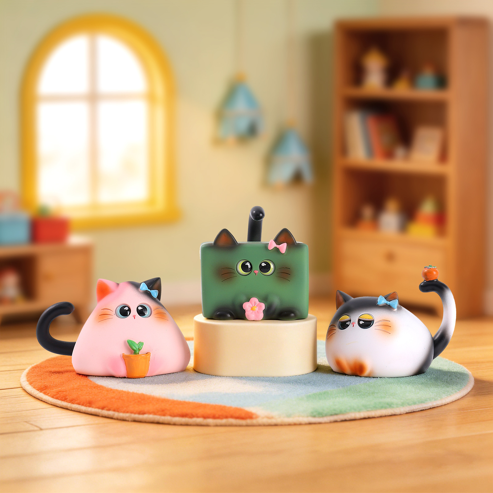 Blind Box Cat Figurine Resin C - огляд і ціна Art Craft Room