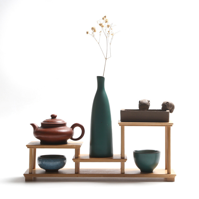 Bamboo and Wood Decorative She - огляд і ціна Art Craft Vase