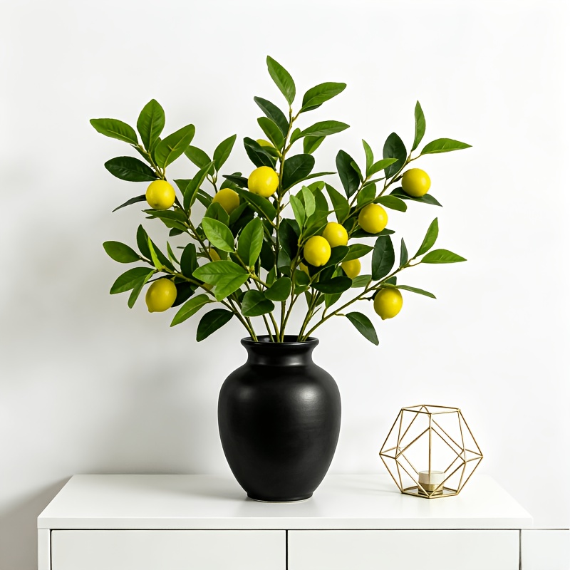 Artificial Lemons Branches, 3  - огляд і ціна Art Craft Vase