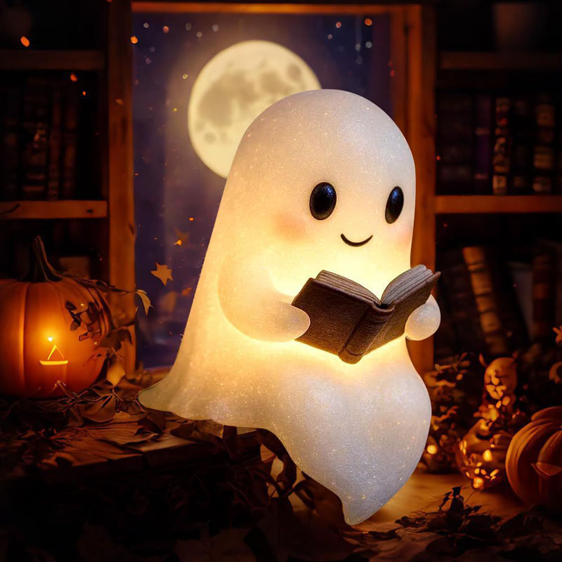 New Cute Ghost Reading Book La - огляд і ціна Art Craft Books