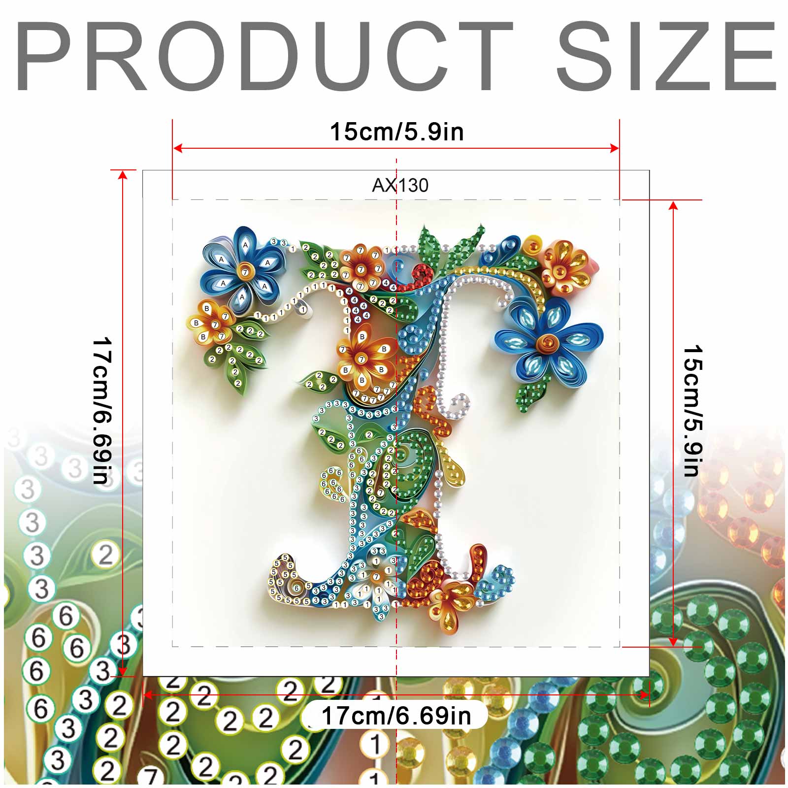 Special Shaped Diamond Art pai - огляд і ціна Art Craft Letter T