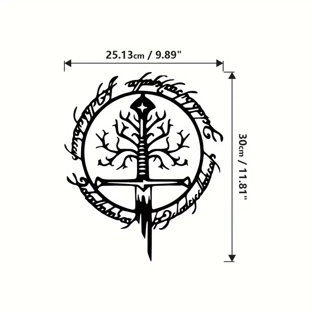CIFBUY Metal Wall Art Oath Iro - огляд і ціна Art Craft Room