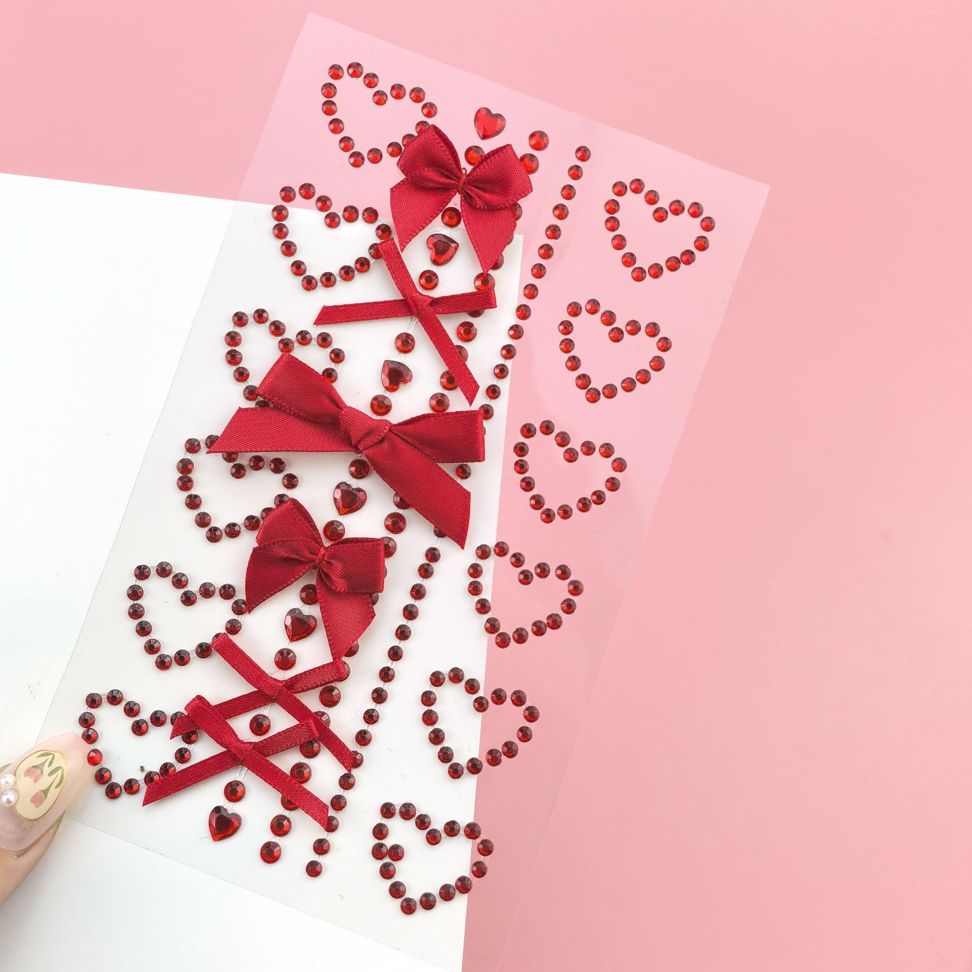 1 Sheet Red Ribbon Bow Sparkly - огляд і ціна The Art And Craft Of Jewelry