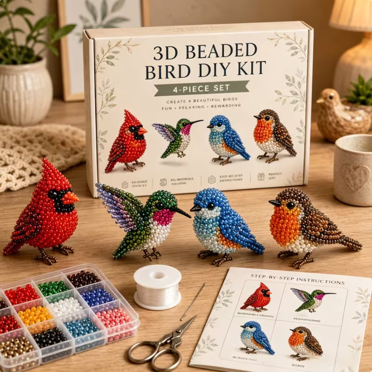 Mini 3D Beaded Animal DIY Kit, - огляд і ціна The Art And Craft Of Jewelry