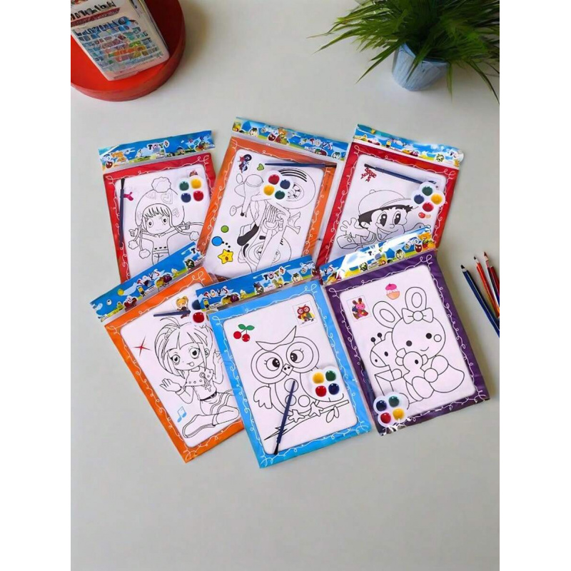 Watercolor Painting Coloring B - огляд і ціна Art Craft Books