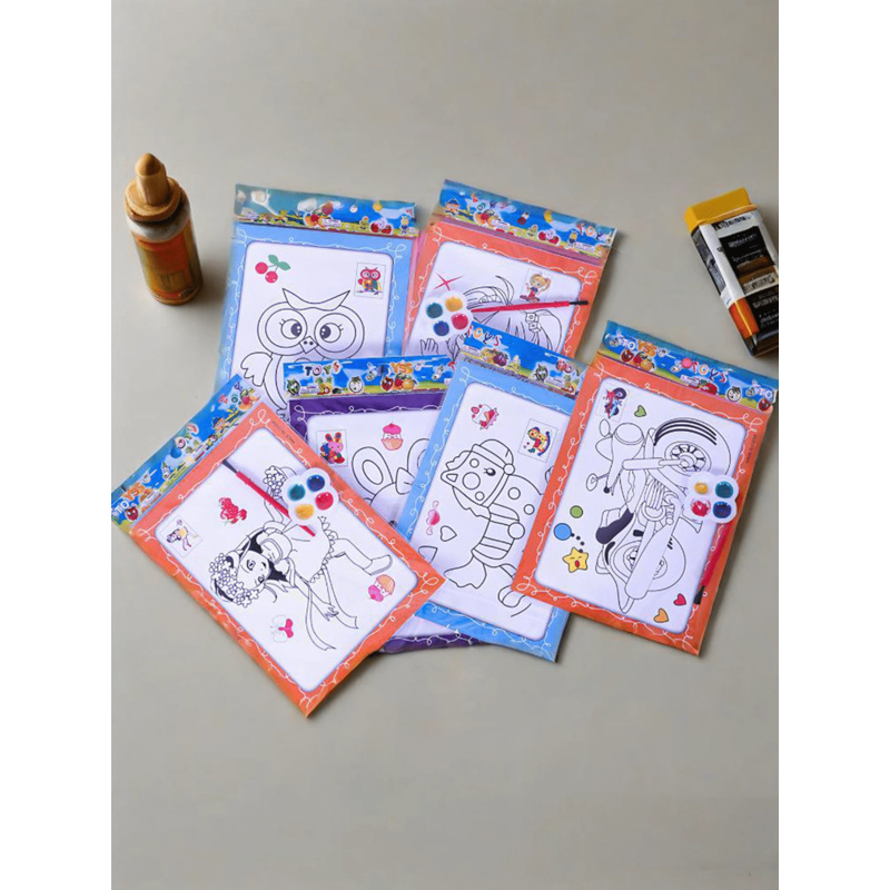 Watercolor Painting Coloring B - огляд і ціна Art Craft Books