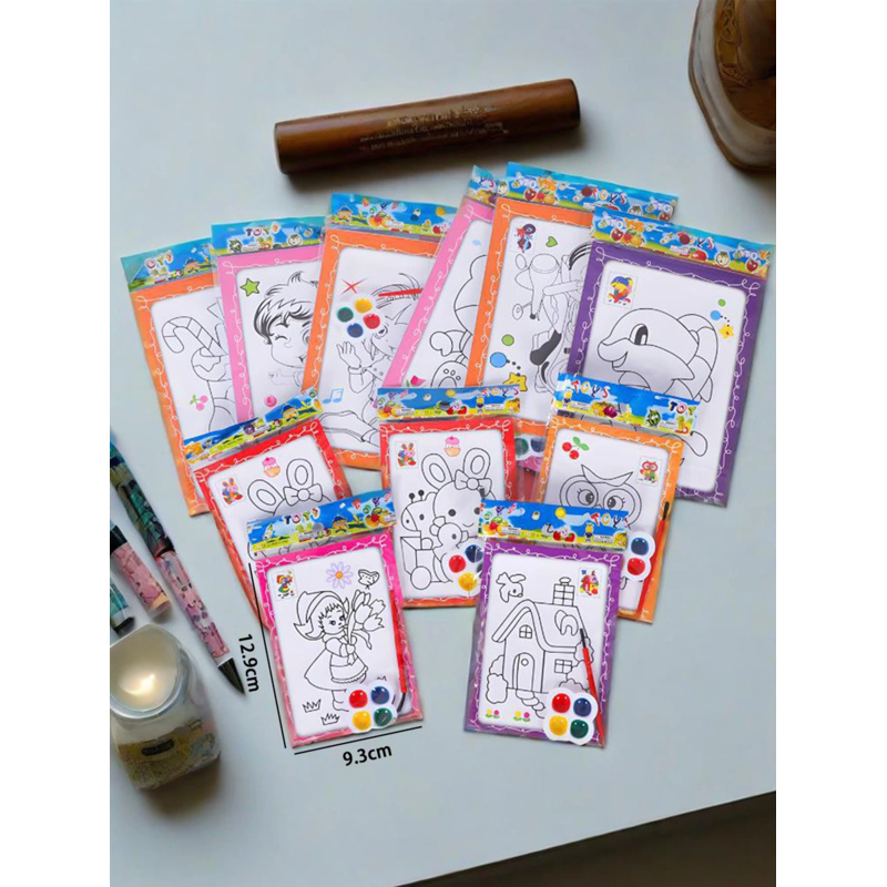 Watercolor Painting Coloring B - огляд і ціна Art Craft Books