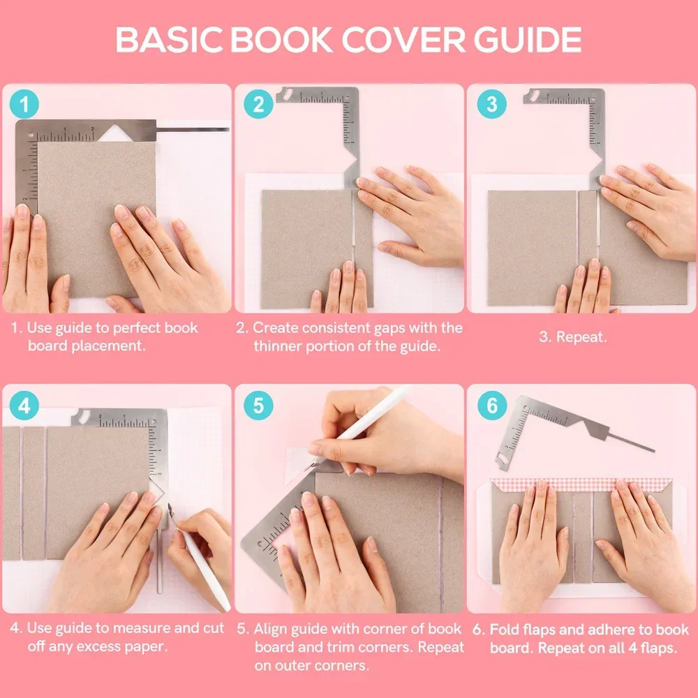 5-in-1 Book Cover Guide Stainl - огляд і ціна Art Craft Books