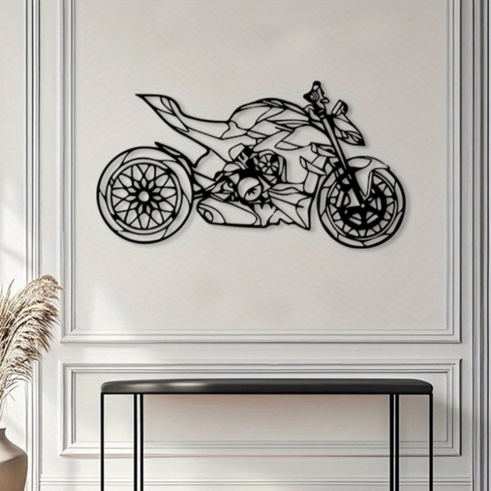 Brand Metal Motorcycle Wall Ar - огляд і ціна Art Craft Room