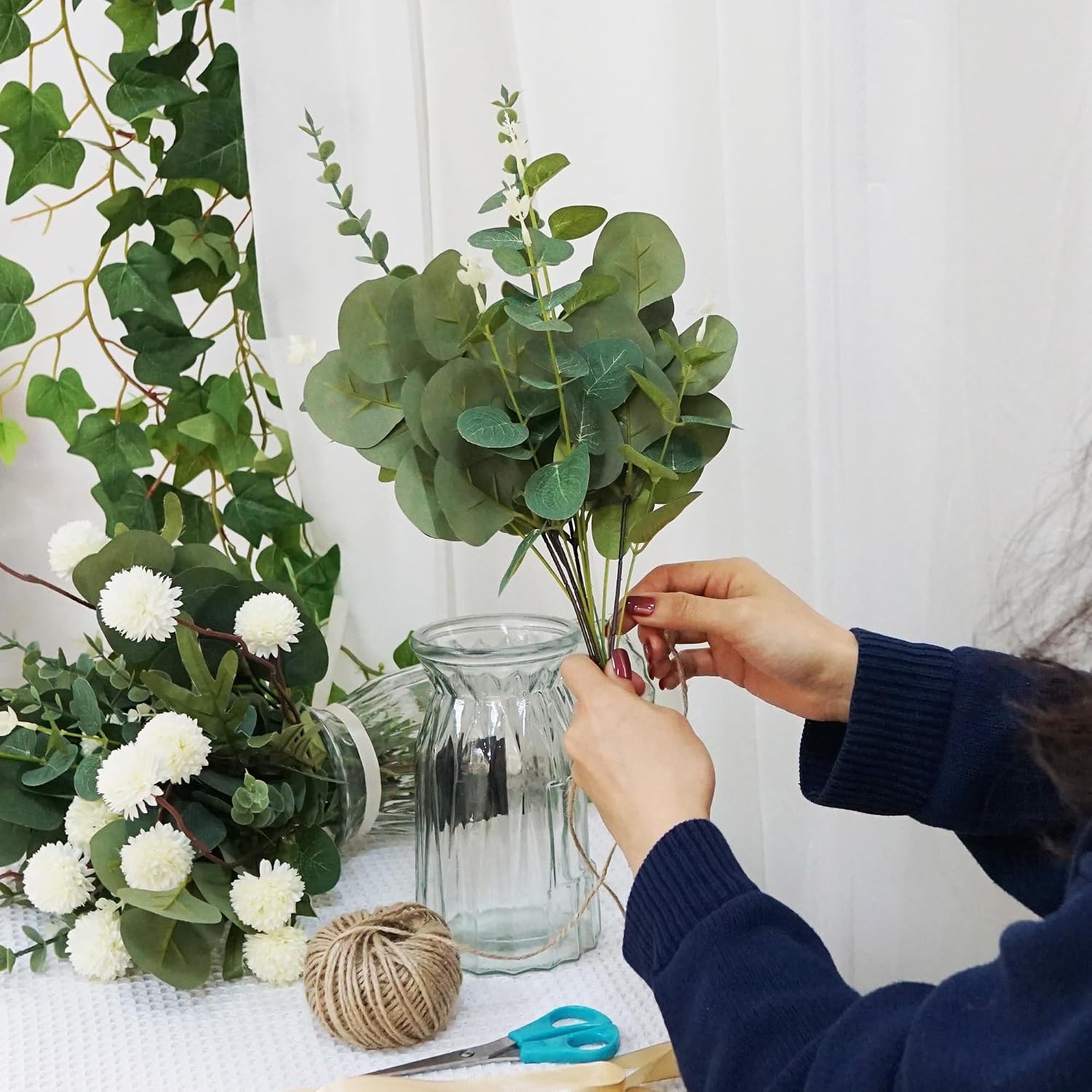 5/10/20Pcs Eucalyptus Leaves B - огляд і ціна Art Craft Vase