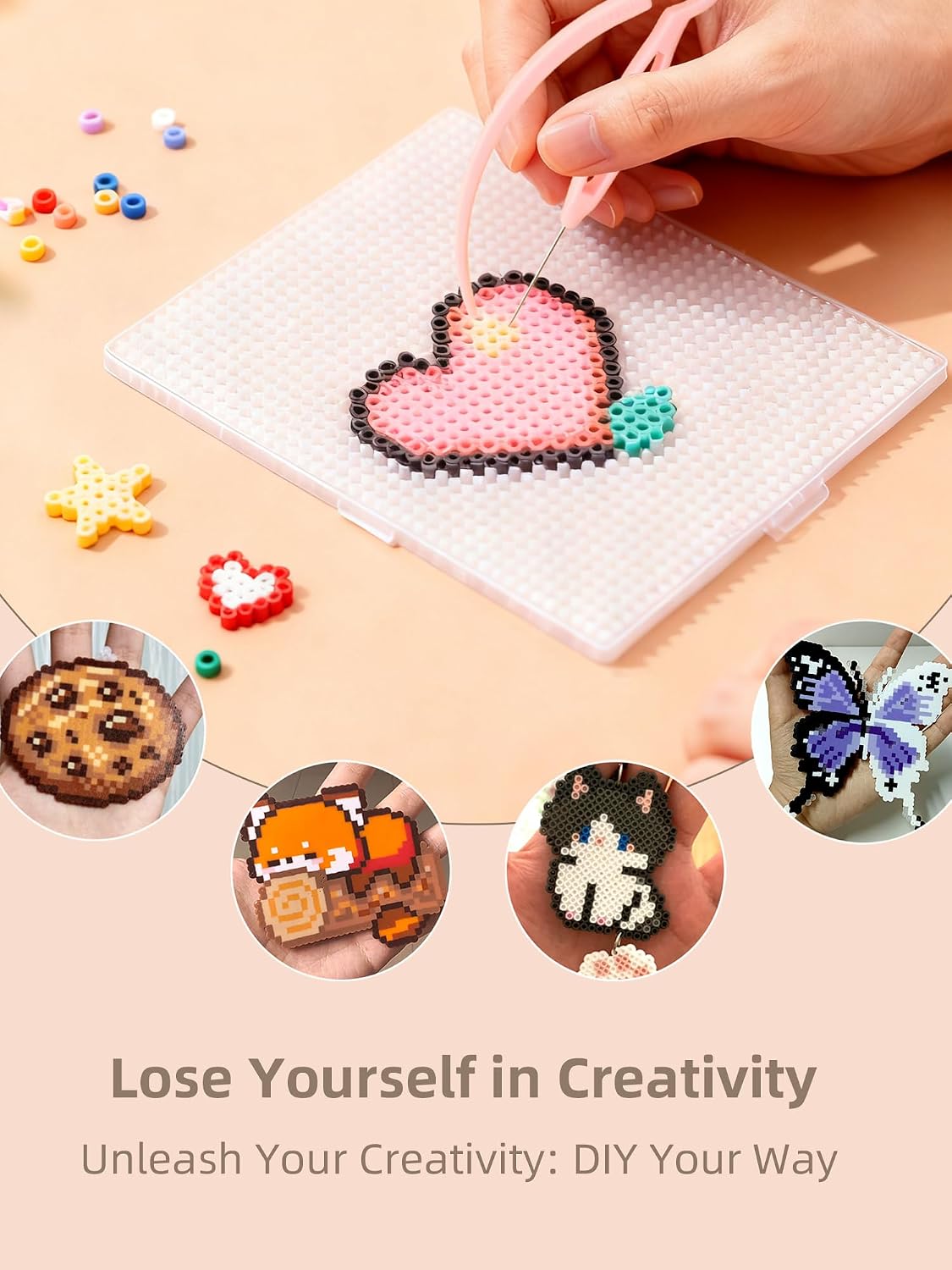 Fuse Beads Kit-Easy DIY-96 Col - огляд і ціна Art Craft Room