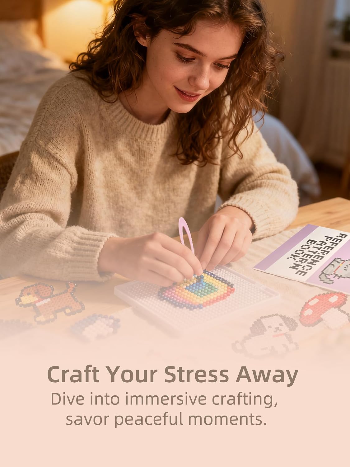 Fuse Beads Kit-Easy DIY-96 Col - огляд і ціна Art Craft Room